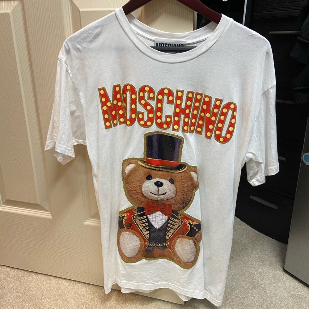 Moschino oversize bear tee xxs